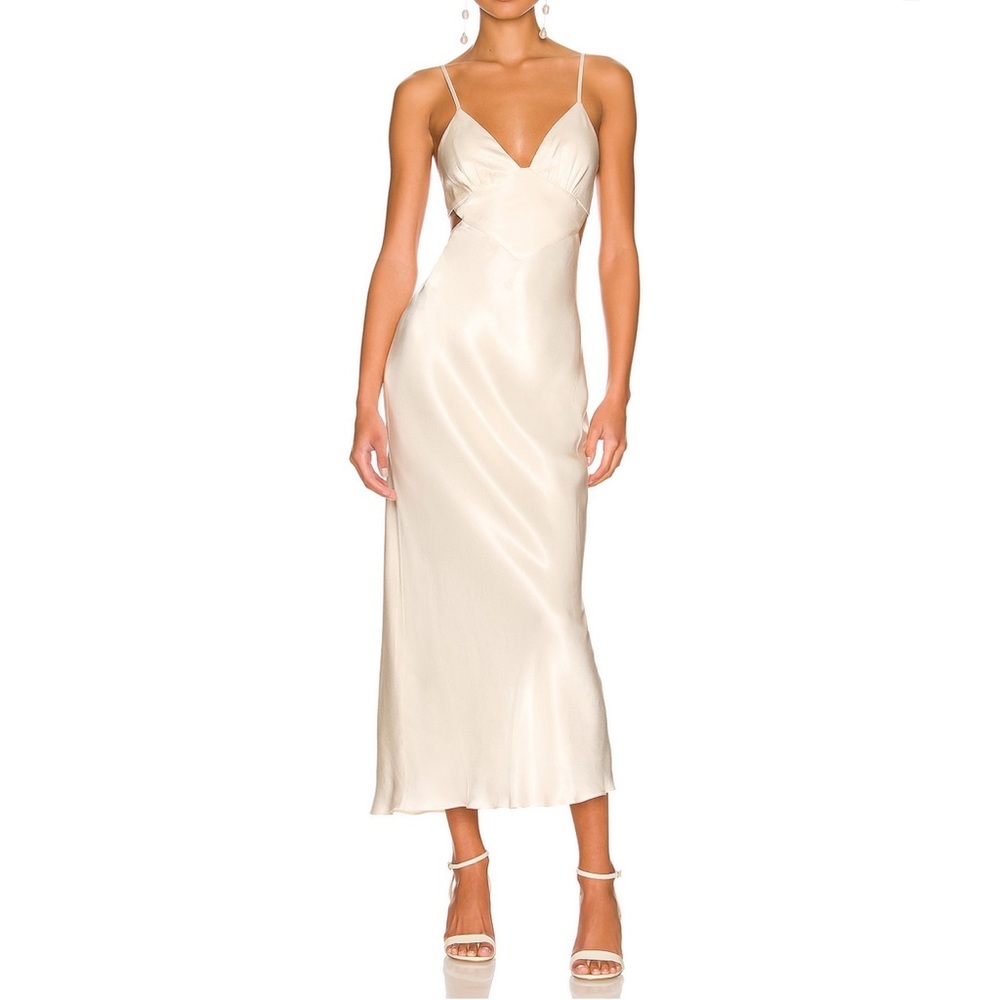 Shona Joy Backless Dress in Cream